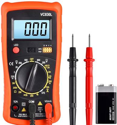 Techtest Digital Multimeter VC830L Multi Meter Digital Multi Meter for Electronics Digital Multimeter