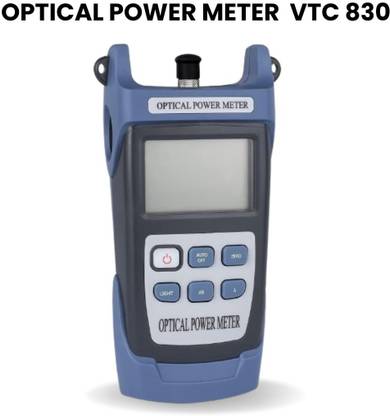 Corslet Power meter laser FTTH Fiber Optical Power Meter VTC-830 Optical Fiber Power Meter Laser Power Meter with FC SC Interfaces for CATV Test, CCTV and Telecommunication Digital Multimeter