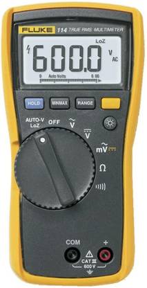FLUKE 114 - Electrical Digital Multimeter, 6000 Count, 3.5 Digit Digital Multimeter