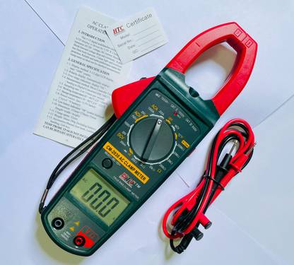 HTY HTC CM-2030 Digital Ac ClampMeter 1000A Tester Clip-On-Meter Digital Clampmeters Digital Multimeter