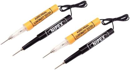 ERHIndia 2Pcs Continuity Tester with indicator project buzzer indicator light electrical Analog Multimeter