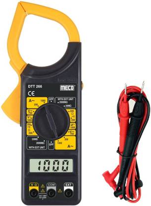HTY MECO DT-266 31/2 DIGIT 2000 COUNTS 1000A AC MANUAL RANGING CLAMPMETER डिजिटल मल्टीमीटर