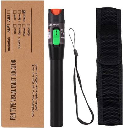 Techtest 30mW Visual Fault Locator Optic Fiber Red Light Source Telecom Tester FTTH Digital Multimeter