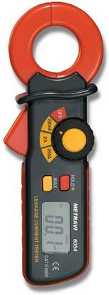 Metravi M-6054 Digital AC Leakage Current Meter 0-200mA / 2A / 200A AC Digital  Anemometer