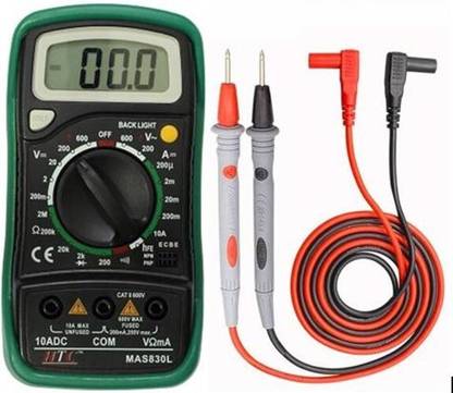 HTC Instrument 830L Digital Multimeter with AC Current, DC Current (1 Year Warranty) Premium Digital Multimeter