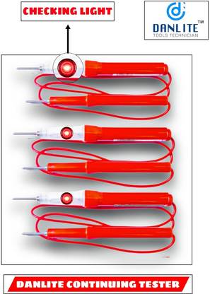 cilesis 4Pcs of Continuity Tester to check all Cables Cords & Wires Analog Multimeter Analog Multimeter