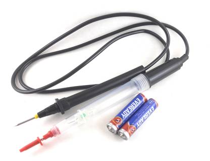 SAMAES Continuity Tester / Fault Finder with 2 pics AAA Battery, Tester length 1 Meter Analog Multimeter