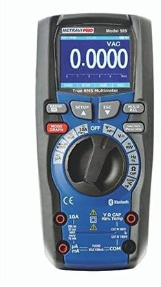 Metravi PRO 589 Digital TRMS Multimeter with Bluetooth, TFT Screen, Trend Capture Digital Multimeter