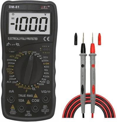 HTY HTC DM-81 3 ½ Digital Multimeter with Manual Rang Digital Multimeter