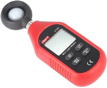 AMICIKART UNI-T UT383 Mini Digital Luminometer Photometer Luxmeter Light Meter 0-199999 Lux With 3 AAA Extra Battery Digital Multimeter