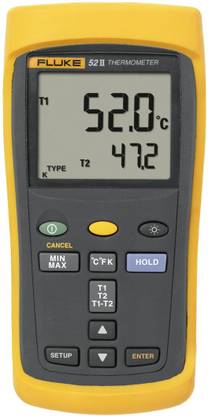 FLUKE 52-2 60hz Dual Input Digital Thermometer Digital Multimeter