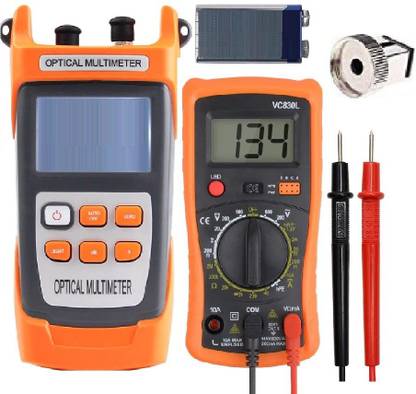 Techtest 2 in 1 Optical Power Meter with Vfl Visual Fault Locater Laser Light With Digital Multimeter