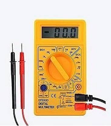 Scart Digital Multimeter Campus Component Digital Multimeter, Yellow Pack of 1 Digital Multimeter