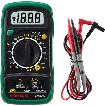 darkingwings Electric Mini Digital Pocket Multimeter Measuring AC Current/Voltage Digital Multimeter