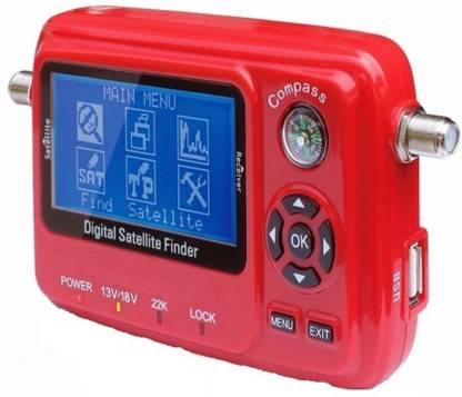 Divinext SF-550 Digital Signal Finder Full HD Digital Satellite dB Meter Dish Antenna Gain Digital Multimeter