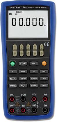 Metravi 14+ Universal Source Calibrator, 0.2% Accuracy, Sources R, S, B, E Thermocouples Digital Multimeter