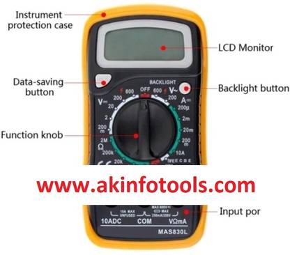 AKT UNITY MAS830L Digital Multimeter