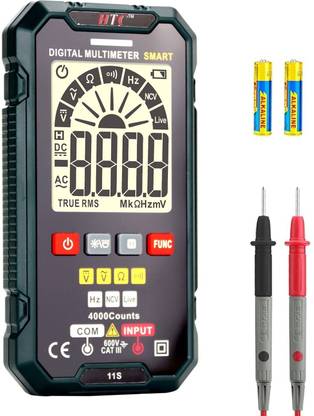 HTY HTC-11S-3½ Digits TRMS ,NCV, Live Wire Detector (Auto Mode) Smart Digital Multimeter