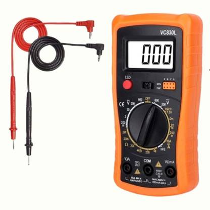 Corslet Digital Multimeter VC830L Multimeter Kit Pocket Multimeter AC DC Voltage Tester Digital Multimeter