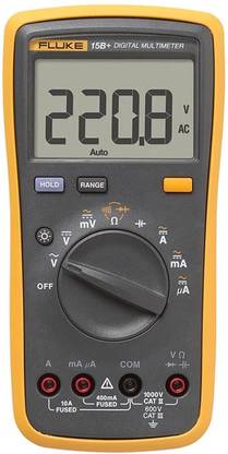 FLUKE Digital Multimeter LCD Clamp AC DC Voltage Current AMP OHM Tester Analog Multimeter