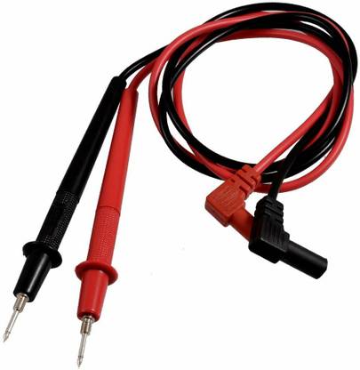 lookat 1000V Banana Connector Detachable Tip Multimeter Probe Test Lead Black Red Pair Digital Multimeter