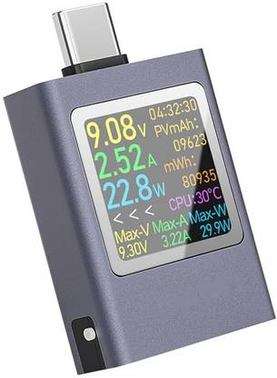 Zomei USB C Power Meter Voltage Current Monitor 5V 12A Tester Digital Multimeter
