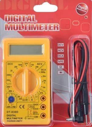 BALRAMA LCD Disply Digital Multi-meter Digital Multimeter Digital Multimeter  (Yellow 4000 Counts)