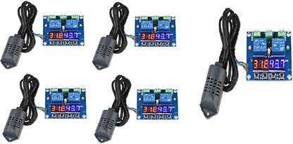 TM&W XH-M452 Thermostat Temperature Humidity Thermometer Hygrometer DC 12V 5 pcs Multipurpose Controller