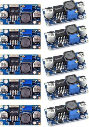 shockley LM2596 & XL6009 DC Buck Boost Converter Module COMBO (5 Pc LM2596) (5 Pc XL6009) Multipurpose Controller