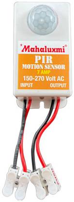 MAHALUXMI PIR Motion Sensor Light Smart Switch Time Delay 3 Minutes 7 Amp Multipurpose Controller