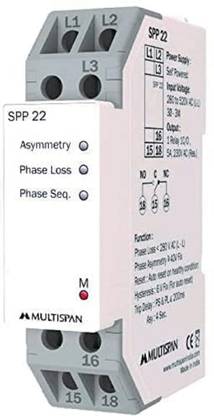 MULTISPAN SPP-22 Single Phase Preventer Relay Multipurpose Controller