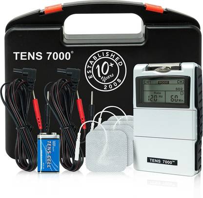 Roscoe TENS 7000 Digital TENS Unit With Accessory for General Pain Relief, Neck Pain Muscle Stimulator