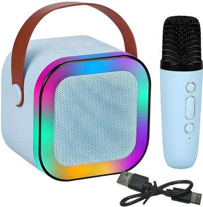 MM toys Premium Mini Wireless Mic Karaoke System Toy | Rechargable | 4 To 12 Year Kids Music Box