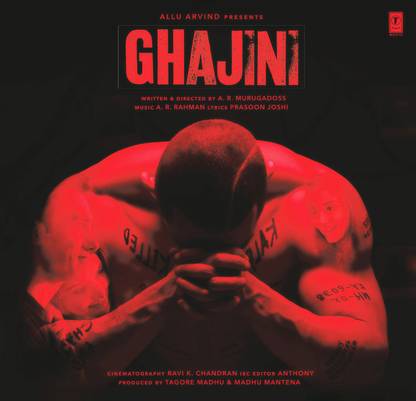 Ghajini – SFLP 36A – Blue Coloured – New Release Hindi LP Vinyl Record Vinyl Standard Edition