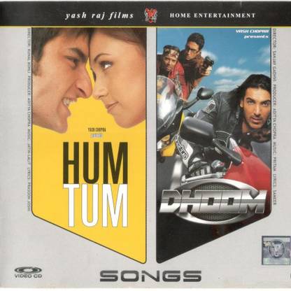 Hum Tum & Dhoom Songs VCD Standard Edition