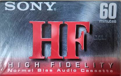 Sony HF- 60 minutes (import audio blank cassette) Audio CD Limited Edition