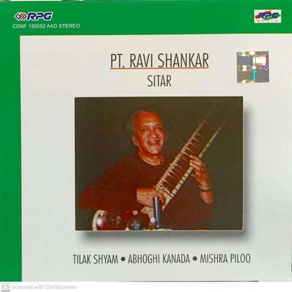 Sitar Pandit Ravi Shankar Audio CD Standard Edition