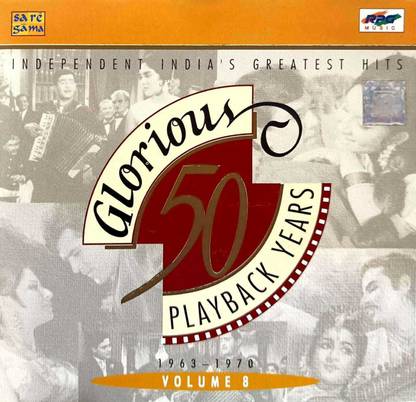 GLORIOUS 50 PLAYBACK YEARS VOL 8 Audio CD Standard Edition