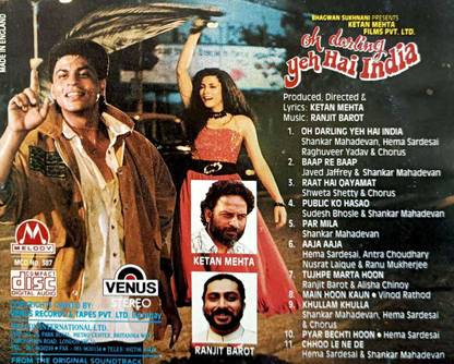OH DARLING YEH HAI INDIA| Audio CD Standard Edition
