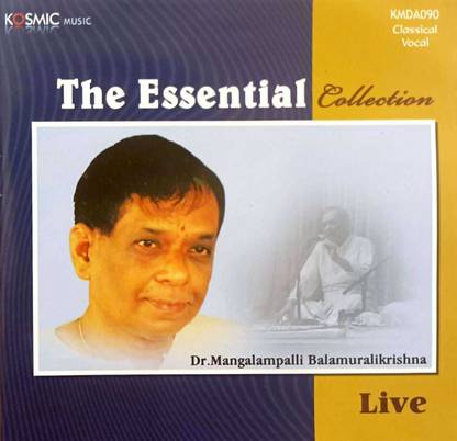 THE ESSENTIAL COLLECTION - DR. MANGALAMPALLI BALAMURALIKRISHNA Audio CD Standard Edition
