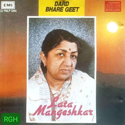 DARD BHARE GEET Lata Mangeshkar Audio CD Standard Edition