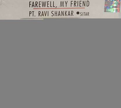 Farewell,My Friend
Pt.Ravi Shankar Sitar Audio CD Standard Edition