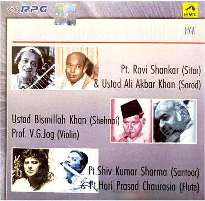Best Jugalbandis Pt Ravi Shankar Ustad Ali Akbar Khan RGH Audio CD Standard Edition