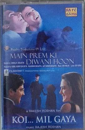 MAIN PREM KI DIWANI HOON / KOI MIL GAYA ( NEW CASSETTE ) Audio CD Limited Edition