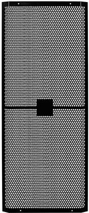 Shalu Creations SR-AX Dual-15 sound box grill in1.2mm with powder coating and filterfoam Speaker Cabinets