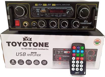 TOYOTONE 2 Channel Digital Stereo With LED Display/Bluetooth/MIC Input/USB/SD Card Slot - Bass Amplifier