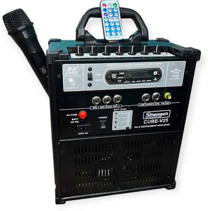 stranger Portable Cube Amplifier With mic Karaoke 40 watts Bass Amplifier