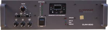 DJMAKER DJM 800 Watt (USB) | OUTPUTS - 2,4 (OHMS)/0V,100V | OUTPUTS - LIVE 1V / 1K OHMS Bass Amplifier