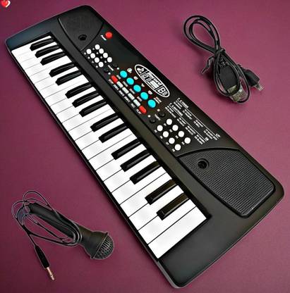 3BAAN A126 Kids Piano Keyboard, Piano for Kids with Microphone Portable Electronic A126 Kids Piano Keyboard, Piano for Kids with Microphone Portable Electronic Analog Portable Keyboard