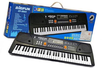 STAR VENTURE 61-Key Electronic Teaching Keyboard Piano with LED Display Multi-Function Portable, with Microphone, for Beginners Kid Musical Toys Pianos for Girls Boys Analog Portable Keyboard